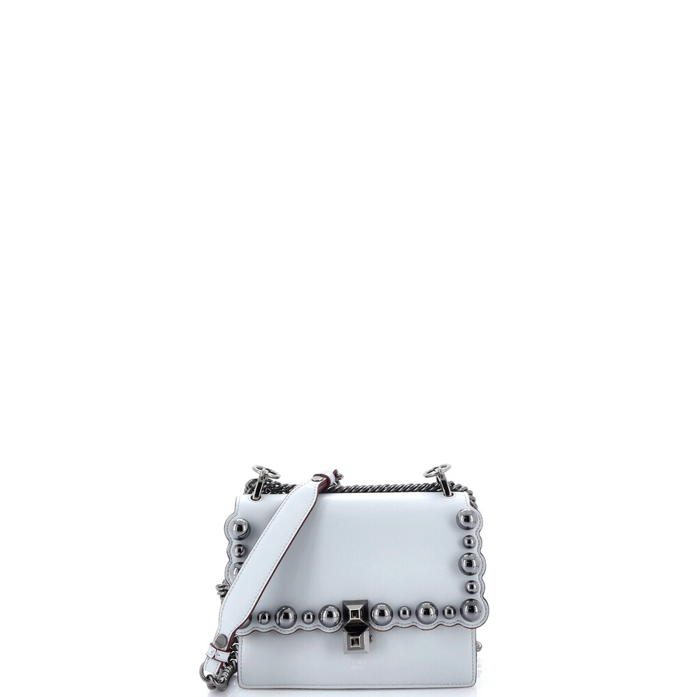Fendi Small Kan I Bag Studded Leather